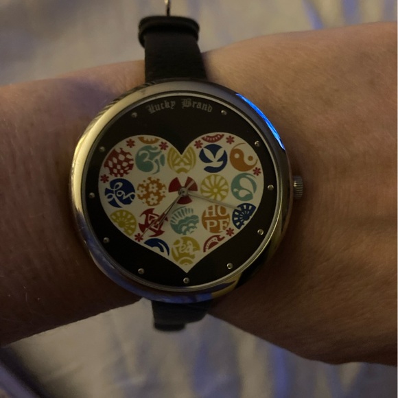 Lucky Brand Multicolor Heart Watch Boho Fun - Picture 2 of 5